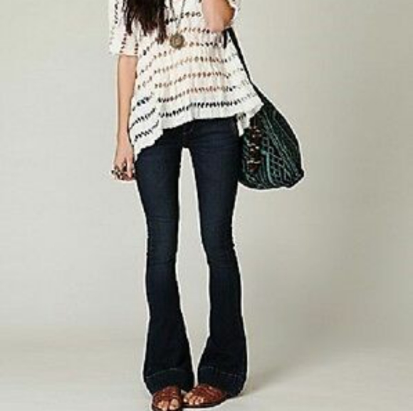 Free People Denim - NWT Free People Morrisey Flare Denim Pants